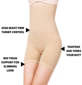 CleavageCouture Body Shaper, High-Waist Mid-Thigh Tummy Control Shaper –  ShopCleavageCouture